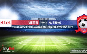 Soi kèo nhà cái Viettel vs Hải Phòng. VTV6. BĐTV Trực tiếp bóng đá Việt Nam 2021