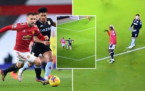 MU: Pogba bị tố 'tự vấp ngã' để kiếm phạt đền trận gặp Aston Villa