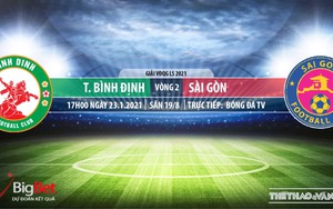 Soi kèo nhà cái Bình Định vs Sài Gòn. BĐTV, VTC3 trực tiếp bóng đá Việt Nam 2021