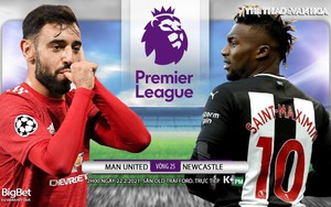 Soi kèo nhà cái MU vs Newcastle. K+, K+PM trực tiếp vòng 25 Giải ngoại hạng Anh