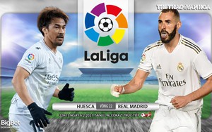 Soi kèo nhà cái Huesca vs Real Madrid. BĐTV trực tiếp La Liga vòng 22