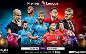 Soi kèo nhà cái Man City vs MU. K+, K+PM trực tiếp bóng đá Anh