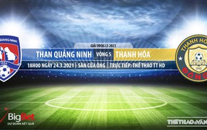 Soi kèo nhà cái Than Quảng Ninh vs Thanh Hóa. Trực tiếp vòng 5 V-League 2021