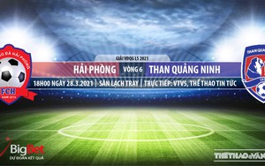 Soi kèo nhà cái Hải Phòng vs Quảng Ninh. TTTV trực tiếp LS 6 V-League 2021