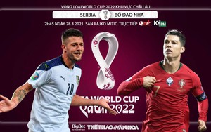Soi kèo nhà cái Serbia vs Bồ Đào Nha. Vòng loại World Cup 2022 khu vực châu Âu