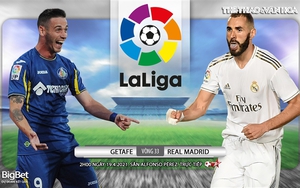 Soi kèo nhà cái Getafe vs Real Madrid. BĐTV trực tiếp bóng đá Tây Ban Nha