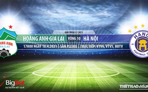 Soi kèo nhà cái HAGL vs Hà Nội. VTV6, BĐTV trực tiếp vòng 10 V-League