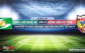 Soi kèo nhà cái SLNA vs Hà Tĩnh. VTV6, TTTV trực tiếp bóng đá Việt Nam
