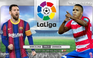 Soi kèo nhà cái Barcelona vs Granada. BĐTV trực tiếp bóng đá Tây Ban Nha La Liga