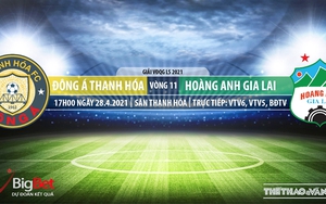 Soi kèo nhà cái Thanh Hóa vs HAGL. VTV6 trực tiếp vòng 11 V-League 2021