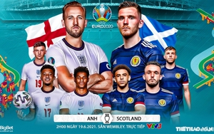 Kèo nhà cái Anh vs Scotland. Soi kèo bóng đá EURO 2021. Trực tiếp VTV3, VTV6