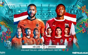 Kèo nhà cái Hà Lan vs Áo. Tỷ lệ kèo bóng đá EURO 2021. Trực tiếp VTV3, VTV6