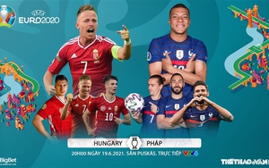 Kèo nhà cái Hungary vs Pháp. Soi kèo bóng đá EURO 2021. Trực tiếp VTV6, VTV3