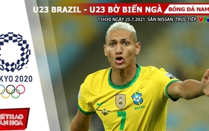 Kèo nhà cái. Soi kèo U23 Brazil vs Bờ Biển Ngà. VTV6 VTV5 trực tiếp bóng đá Olympic 2021