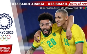 Kèo nhà cái. Soi kèo U23 Saudi Arabia vs U23 Brazil. VTV6 VTV5 trực tiếp bóng đá Olympic 2021