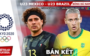 Soi kèo nhà cái U23 Mexico vs Brazil, bóng đá nam Olympic 2021 (15h ngày 3/8)