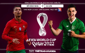 Soi kèo nhà cái Bồ Đào Nha vs Ireland và nhận định bóng đá vòng loại World Cup 2022 (1h45, 2/9)