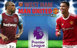 Soi kèo nhà cái West Ham vs MU và nhận định bóng đá Ngoại hạng Anh (20h00, 19/9)