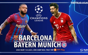 Soi kèo nhà cái Barcelona vs Bayern Munich và nhận định bóng đá cúp C1 (2h00, 15/9)