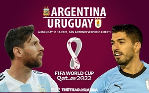 Soi kèo nhà cái Argentina vs Uruguay. Nhận định, dự đoán bóng đá World Cup 2022 (6h30, 11/10)
