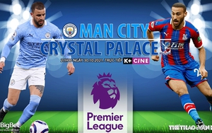 Soi kèo nhà cái Man City vs Crystal Palace. Nhận định, dự đoán bóng đá Anh (21h00, 30/10)