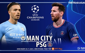 Soi kèo nhà cái Man City vs PSG. Nhận định, dự đoán bóng đá Cúp C1 (3h00, 25/11)