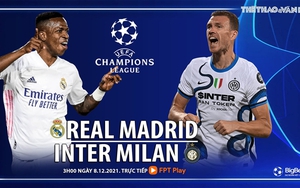 Soi kèo nhà cái Real Madrid vs Inter Milan. Nhận định bóng đá, dự đoán Cúp C1 (3h00, 8/12)