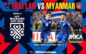 Soi kèo nhà cái Thái Lan vs Myanmar. Nhận định bóng đá, dự đoán AFF Cup 2021 (19h30, 11/12)