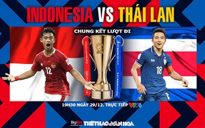 Soi kèo nhà cái Indonesia vs Thái Lan. Nhận định, dự đoán bóng đá AFF Cup 2021 (19h30, 29/12)