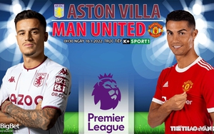 Soi kèo nhà cái Aston Villa vs MU. Nhận định, dự đoán bóng đá Anh (0h30, 16/1)