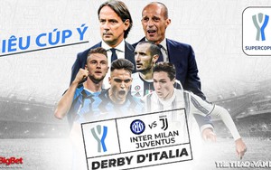 Soi kèo nhà cái Inter Milan vs Juventus. Nhận định, dự đoán bóng đá siêu cúp Ý (3h00, 13/1)