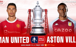 Soi kèo nhà cái MU vs Aston Villa. Nhận định, dự đoán bóng đá FA Cup (2h55, 11/1)