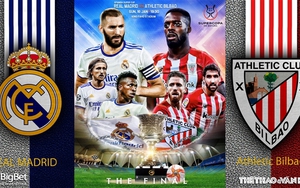 Soi kèo nhà cái Real Madrid vs Bilbao. Nhận định, dự đoán bóng đá Siêu cúp Tây Ban Nha (1h30, 17/1)