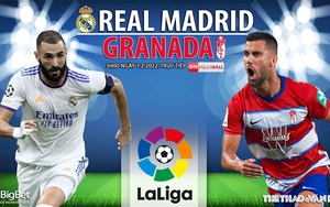Soi kèo nhà cái Real Madrid vs Granada. Nhận định, dự đoán bóng đá La Liga (3h00, 7/2)
