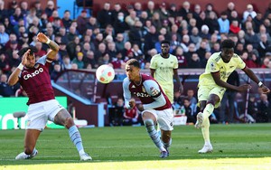 Aston Villa 0–1 Arsenal: Saka lập công, ‘Pháo thủ’ xây chắc vị trí top 4