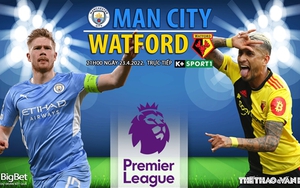 Soi kèo nhà cái Man City vs Watford. Nhận định, dự đoán bóng đá Anh (21h00, 23/4)