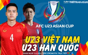 Soi kèo nhà cái U23 Việt Nam vs U23 Hàn Quốc. Nhận định, dự đoán bóng đá U23 châu Á (20h00, 5/6)