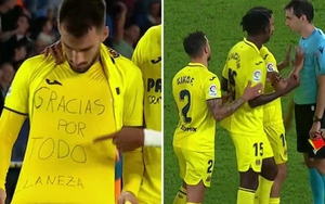Sao Villarreal bị đuổi khỏi sân vì vén áo tri ân người quá cố