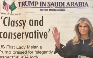 Đệ nhất Phu nhân Mỹ Melania Trump được hết lời ca ngợi 'lịch sự và kín đáo'