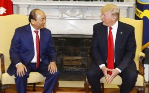 Thủ tướng Nguyễn Xuân Phúc hội đàm với Tổng thống Donald Trump