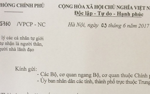 Thủ tướng yêu cầu xử lý nghiêm cá nhân tự nhận là người nhà lãnh đạo