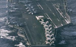 Hai tàu sân bay Mỹ rời khỏi Biển Nhật Bản