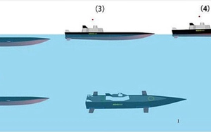 Trung Quốc chế tạo tàu chiến có thể biến thành tàu ngầm tàng hình