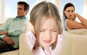 Bố mẹ không hòa thuận gây hại cho sức khỏe con trẻ