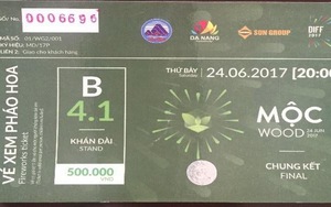 Xuất hiện vé pháo hoa giả tại Lễ hội pháo hoa quốc tế Đà Nẵng