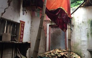 Nguy cơ sập đổ một di tích lịch sử quốc gia ở Hà Nội