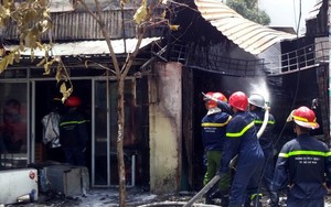 Hàn xì bất cẩn, cửa hàng điện lạnh bị thiêu rụi