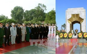 Lãnh đạo Đảng, Nhà nước tưởng niệm các Anh hùng Liệt sỹ và vào Lăng viếng Chủ tịch Hồ Chí Minh