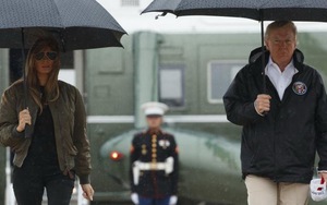 VIDEO: Tổng thống Trump lập tức thị sát Texas sau khi 'siêu bão' Harvey càn quét