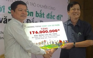 Nhà văn Võ Đắc Danh: 'Lão nông' in sách xây cầu